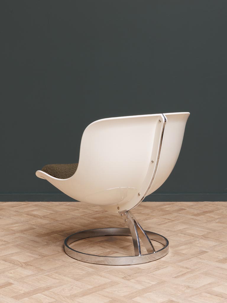 Fauteuil Goldfinger coussin kaki - 4