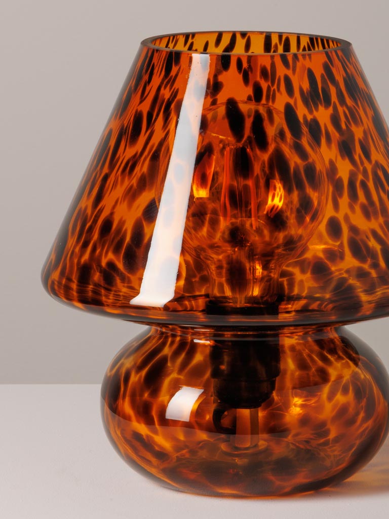 Small table lamp Amber dapple - 4