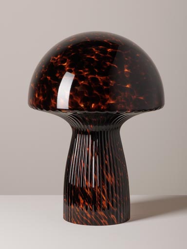 Large table lamp Amber mushroom