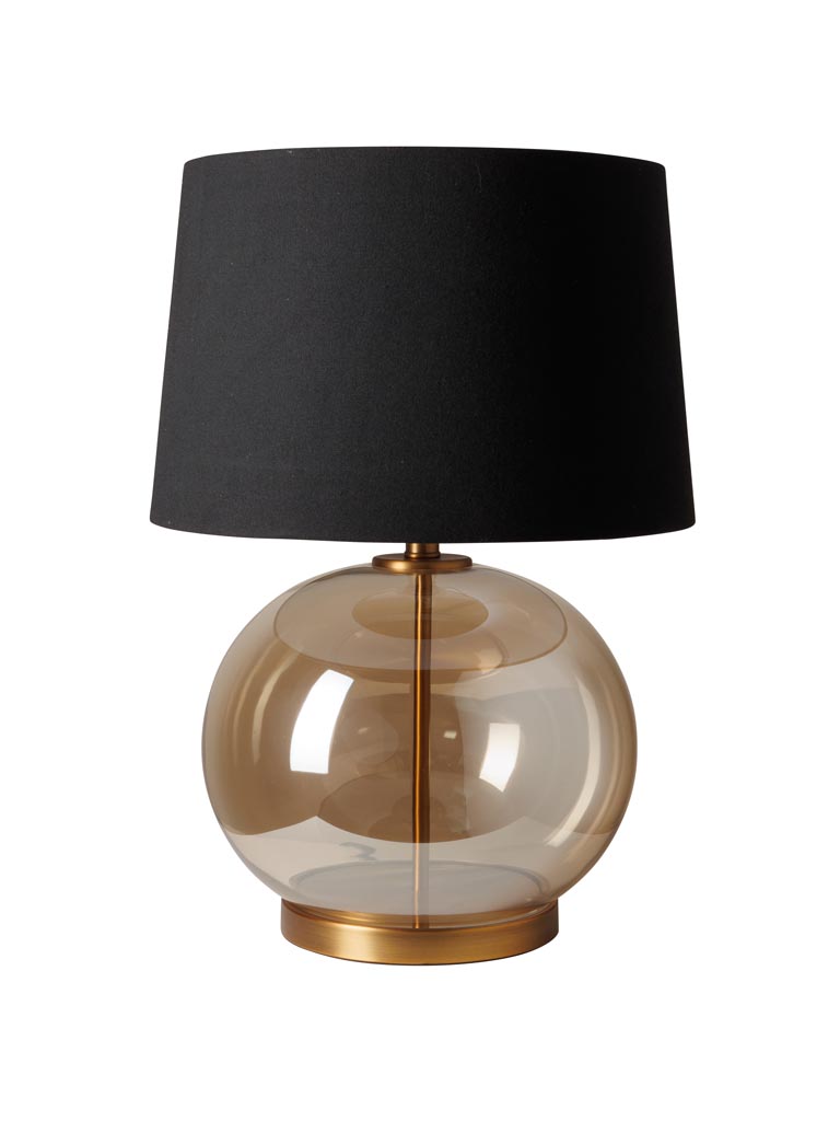 Table lamp amber glass Odessa - 2