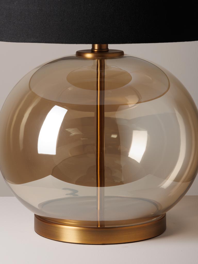 Table lamp amber glass Odessa - 4