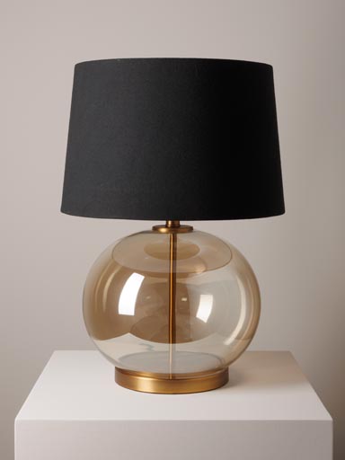 Table lamp amber glass Odessa