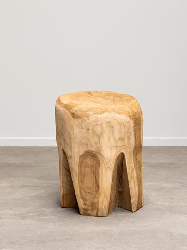 Tabouret bois massif petra