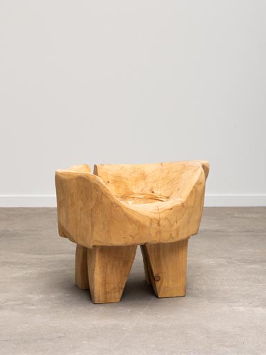Tabouret bois massif Trona