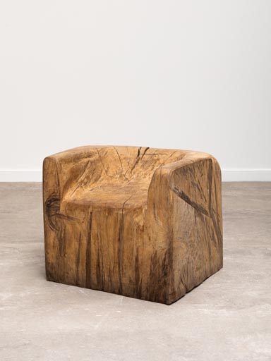 Tabouret bois massif Drogo