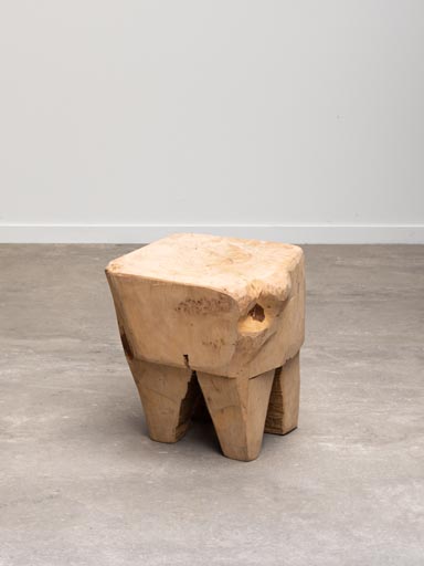 Tabouret bois massif Dentor