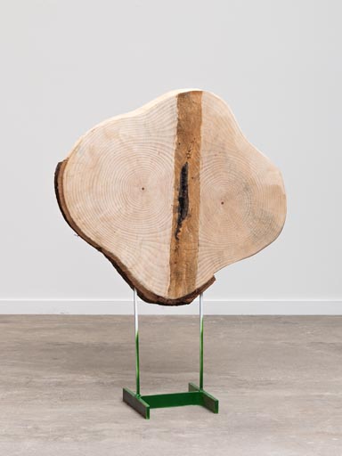 Sculpture  fer et bois massif Brechia