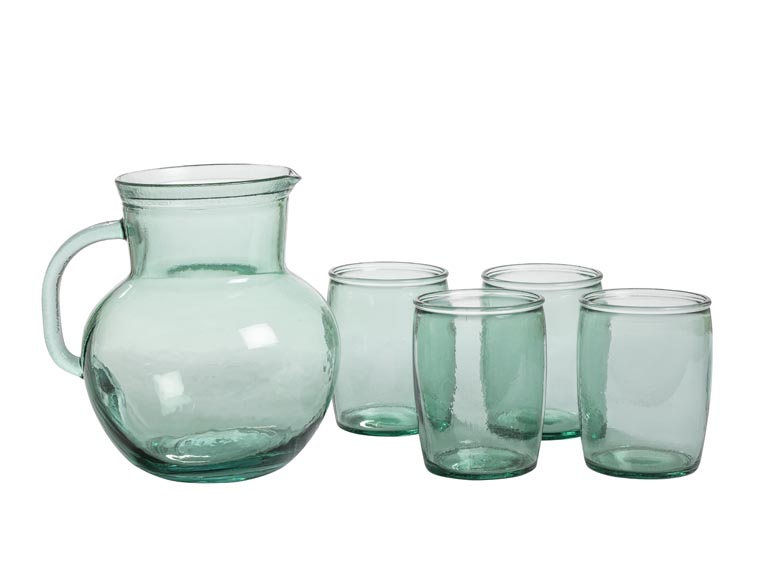 Sangria set pitcher and 4 glasses - 2
