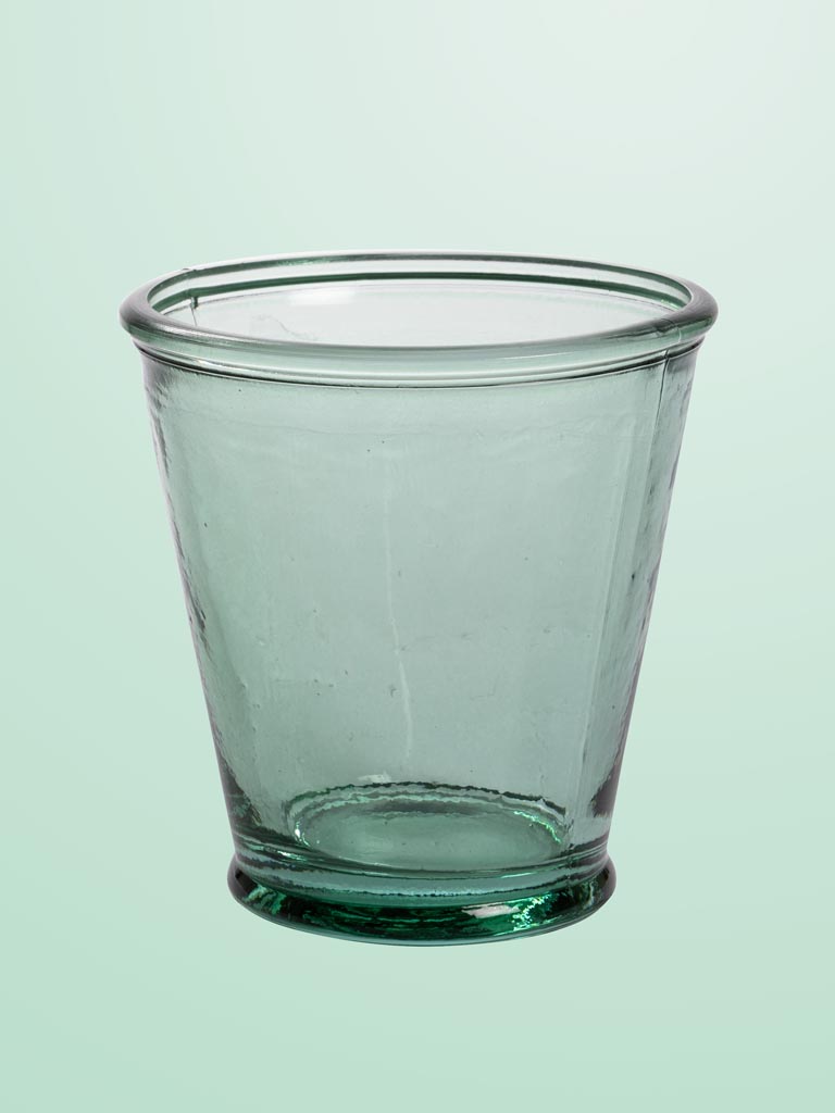 Green recycled glass tumbler 220CC - 1