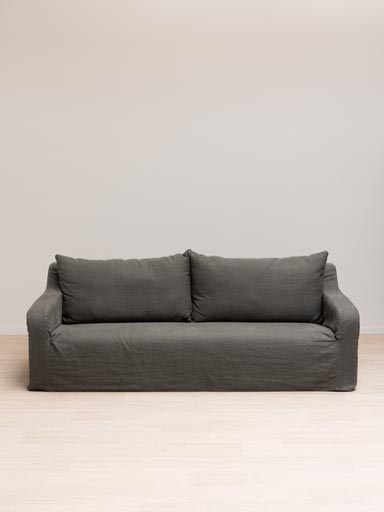 Sofa Turia 3 seaters grey green