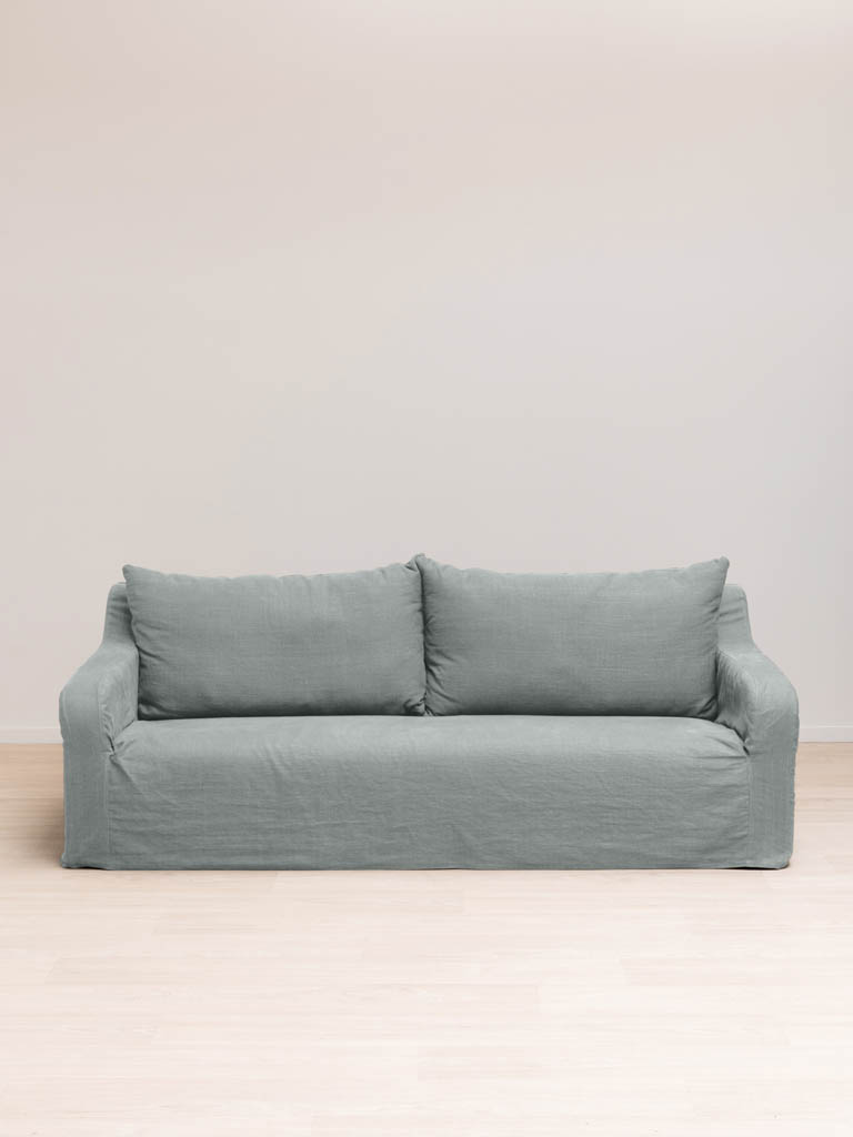 Sofa 3 seaters cold grey Turia - 1