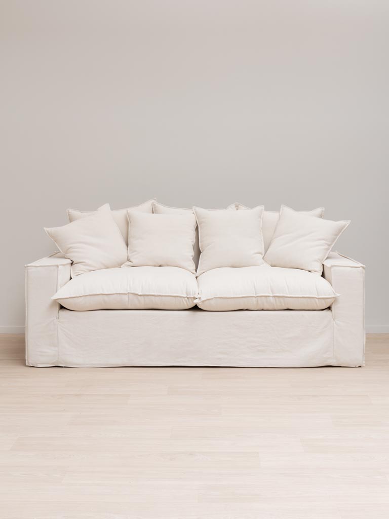 Sofa 3 seaters meringue Candela - 1