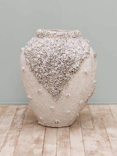Terracotta Coral jar large