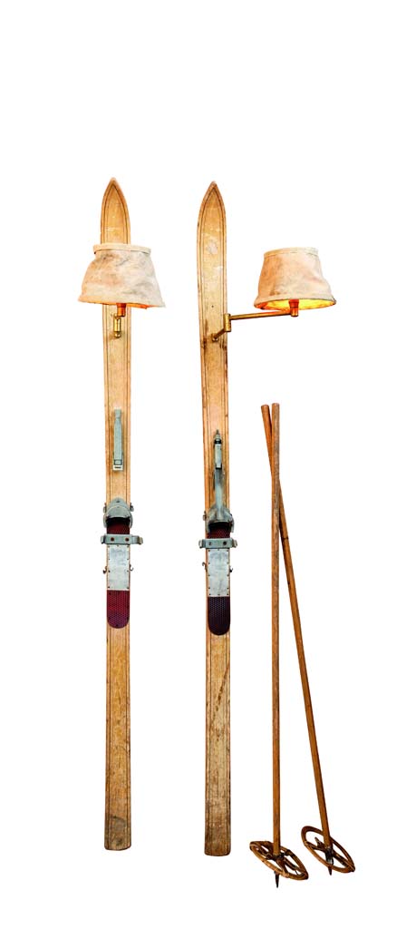 Wall light Pair of skis - 2